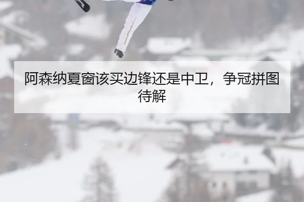 阿森纳夏窗该买边锋还是中卫，争冠拼图待解